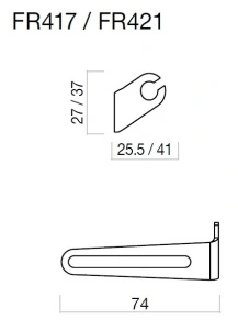 Mounting kit for Rizoma rear indicators