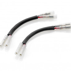 Turn signal and rearview mirror cable kit with integrated indicator