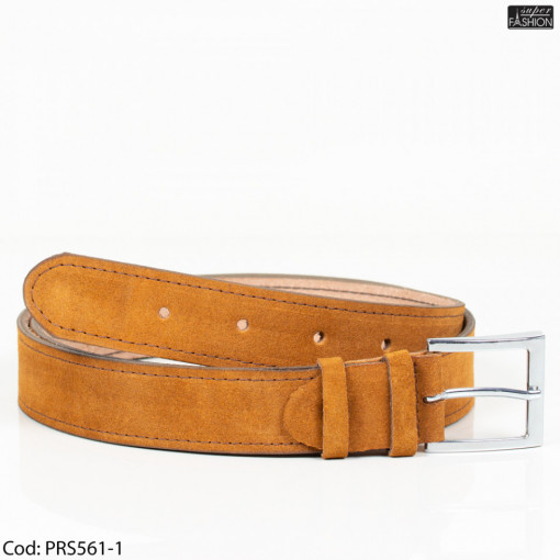 Curea din piele "Cleja Fashion Belts PRS561 Brown"