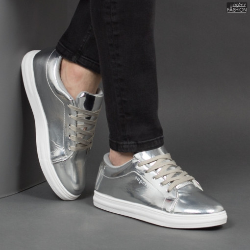 Pantofi Sport "Meek F29 Silver"