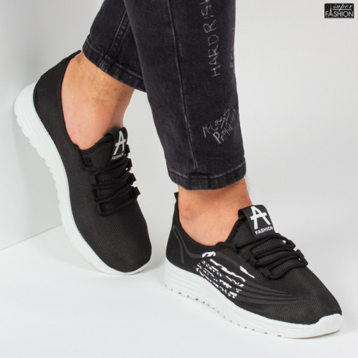 Pantofi sport "SuperFashion HTMS-58 Black"