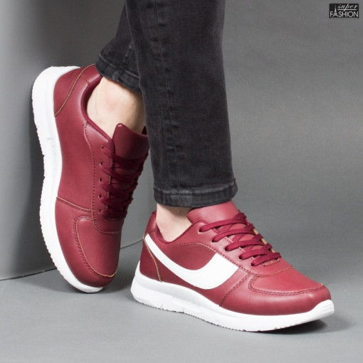 Pantofi Sport ''Veer Fashion B2818-4 Wine Red''