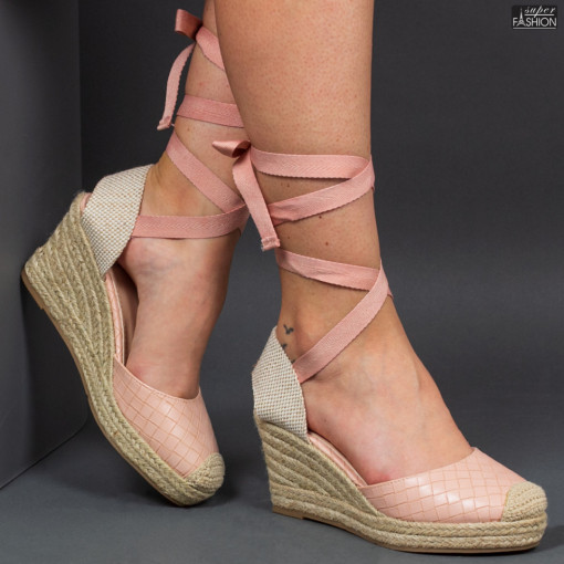 Sandale cu Platforma ''Sergio Todzi Fashion 6000804 Pink"