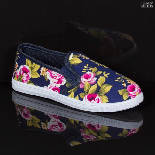 Espadrile Copii ''WE Fashion 501 Navy''
