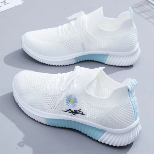 Pantofi sport "SuperFashion HTWM-15 White Blue"