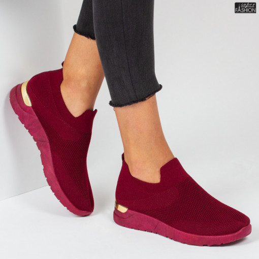 Espadrile ''ALD Fashion HQ1016-80 Burgundy"