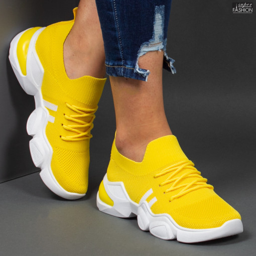 Pantofi Sport ''ABC 86002 Yellow White''