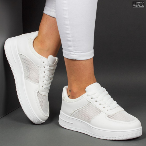 pantofi sport dama albi