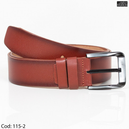 Curea din piele "AlpinPolo Fashion Belts L-18 Brown"