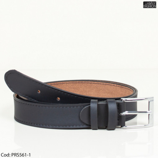 Curea din piele "Cleja Fashion Belts PRS561 Black"
