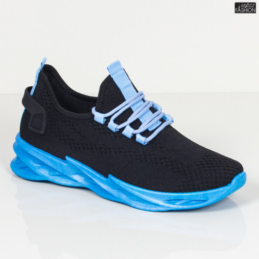 Pantofi Sport "ALD Fashion HQ-120-158 Black W. Blue''