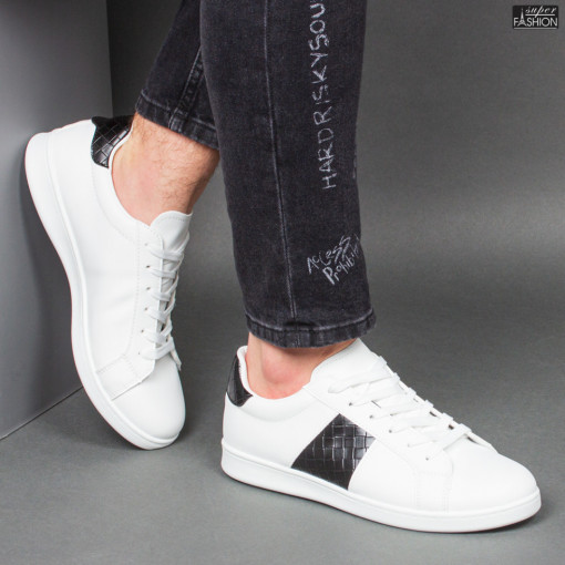 Pantofi Sport ''RXR Fashion R-789 White Black"