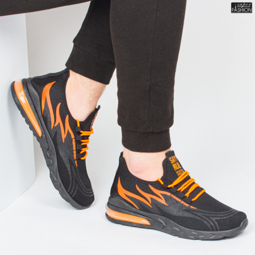 Pantofi Sport "Z Fashion ZM-161 Black Orange"