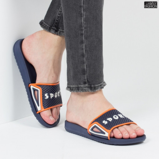 Papuci "Aierda 89 D. Blue Orange''