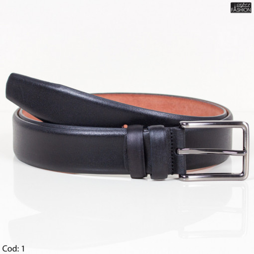 Curea din piele ''CLK Fashion Belts C-15 Black''