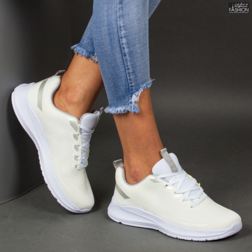 Pantofi Sport ''ALD Fashion MU04-19 White Silver"