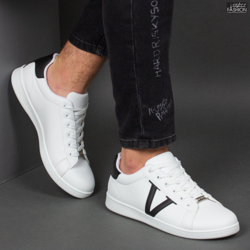 Pantofi Sport "Start GB-101 White Black"