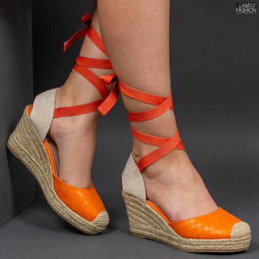 Sandale cu Platforma ''Sergio Todzi Fashion 6000804 Orange"