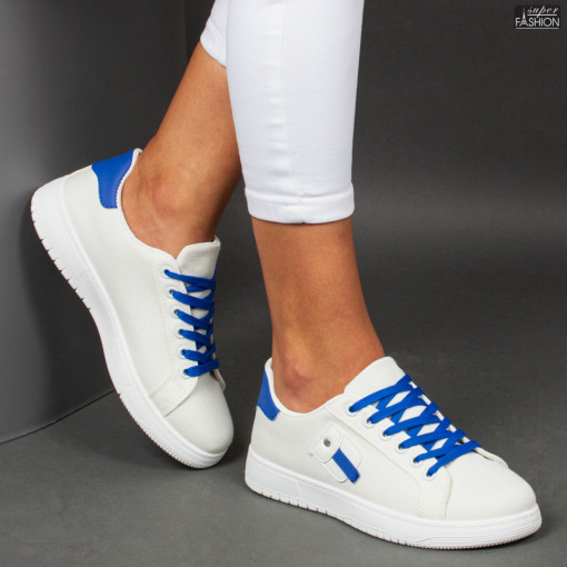 Pantofi Sport ''ALD Fashion MU-26-221 White Blue"