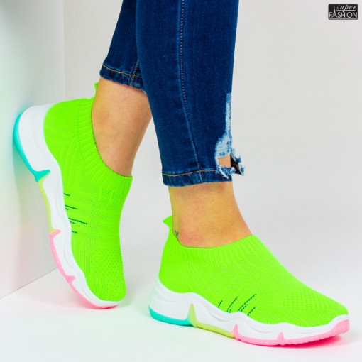 Espadrile ''Se7.en CS9002 Green"