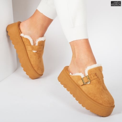 Cizme scurte Dama tip UG "Lavy Fashion SL-A15 Camel"