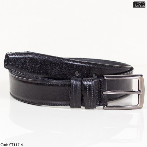 Curea "Leather Fashion Belts L-13 Black"