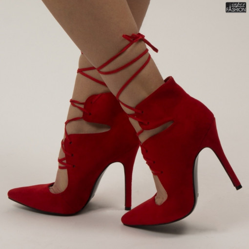Pantofi ''Mei AF6102 Red''