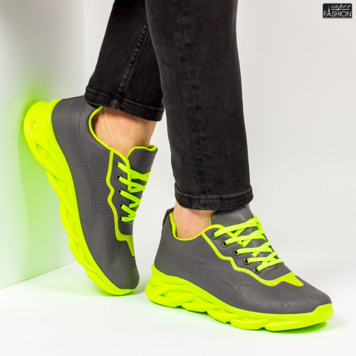 Pantofi Sport "ALD Fashion HQ-111-107 Grey Green''