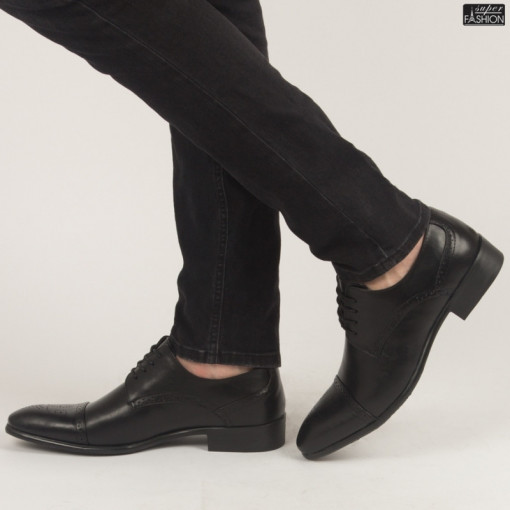 Pantofi ''OUGE RO-007 Black''