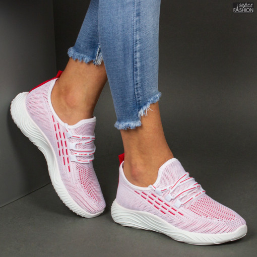 Pantofi Sport ''ALD Fashion HQ12-67 White Red"