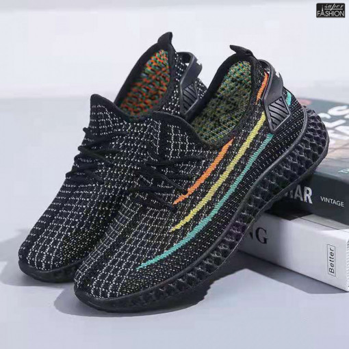 Pantofi sport "SuperFashion HTWM-11 Black"