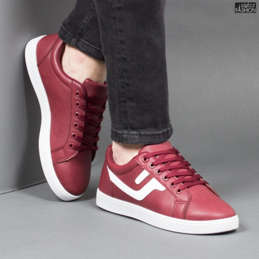 Pantofi Sport ''Veer Fashion B2810-4 Wine Red''