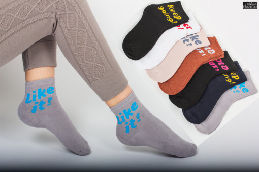 Sosete Dama, marime unica 36-41 "Super Socks Fashion B49-01"
