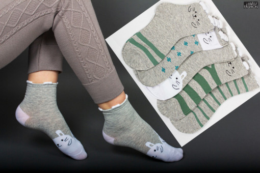 Sosete Dama, marime unica 36-41 "Super Socks Fashion BP-87-2"