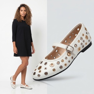 Balerini Casual "ABC Fashion 919-49 Off White"