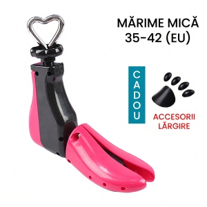 Calapod ajustabil pentru alungirea si lățimea încălțămintei "SuperFashion 6-10 Black Pink" - Img 2