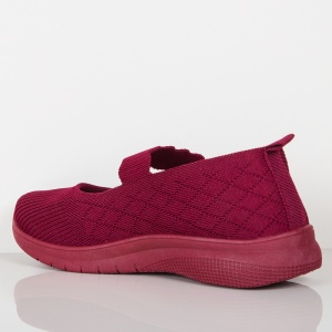 Espadrile ''ALD Fashion HQ-39-181 Burgundy'' - Img 5
