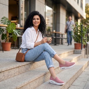 Espadrile "SuperFashion HTWM-44 Pink" - Img 5