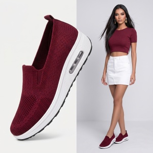 Espadrile "SuperFashion HTWM-44 Wine Red"