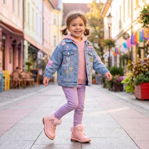 Ghete îmblănite copii ''Apawwa HD28-2 Pink'' - Img 2