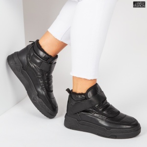 Ghete îmblanite "Z Fashion ZA6006 Black" - Img 2