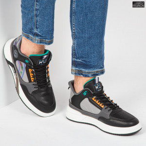 Ghete Sport ''ABC 8813 Black Grey" - Img 3