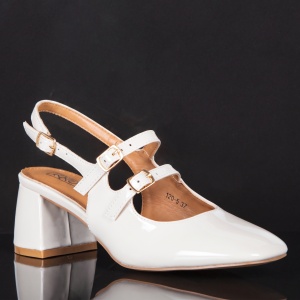 Pantofi ''ABC Fashion 139-5 Off White" - Img 5