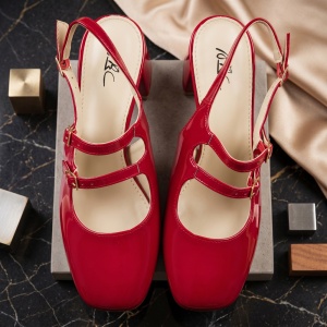 Pantofi ''ABC Fashion 139-5 Wine" - Img 4