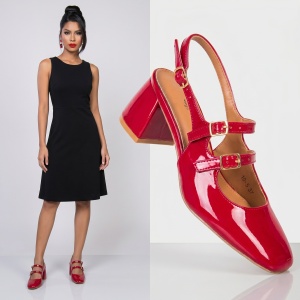Pantofi ''ABC Fashion 139-5 Wine"