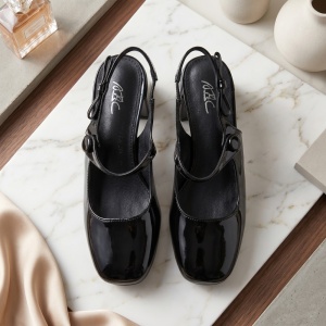Pantofi ''ABC Fashion 140-2 Black" - Img 4