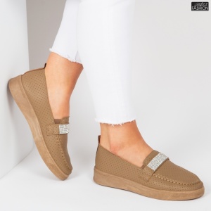 Pantofi ''ALD Fashion HQ-30-128 Khaki" - Img 1