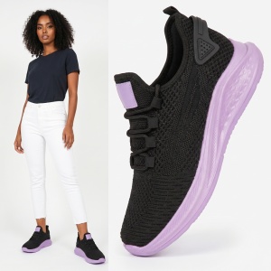 Pantofi Sport ''ALD Fashion HQ-57-220 Black Purple"