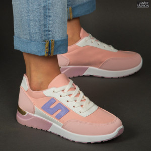 Pantofi Sport ''ALD Fashion HQ1015-73 Pink" - Img 2