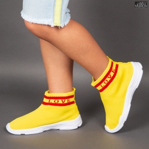 Pantofi Sport Copii ''Meek YF-102 Yellow''